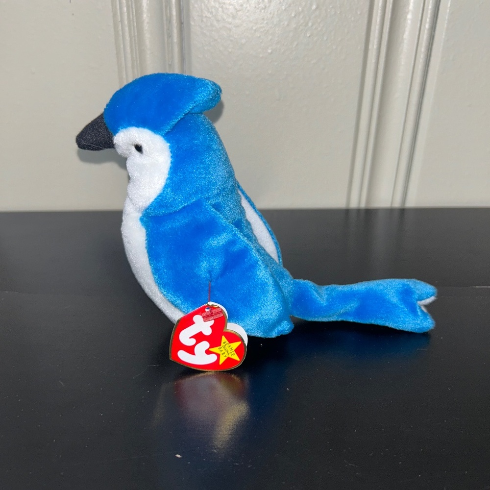 RARE w/ERRORS 1997 Ty Beanie Bay "Rocket"